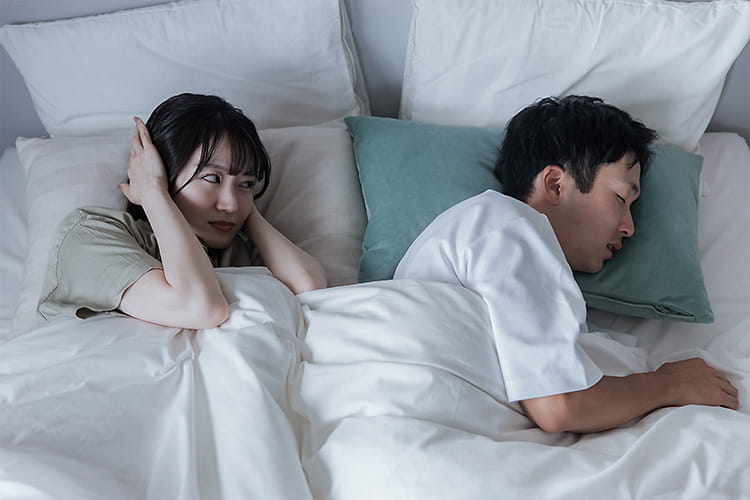 睡眠時無呼吸症候群（SAS）　いびき